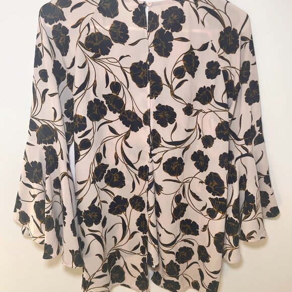 Lauren Conrad Runway Blouse 1/4 Sleeve Top - Picture 3 of 6
